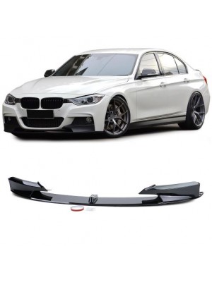 Přední spoiler BMW 3 F30/F31 (pro M-nárazník) - černý lesklý